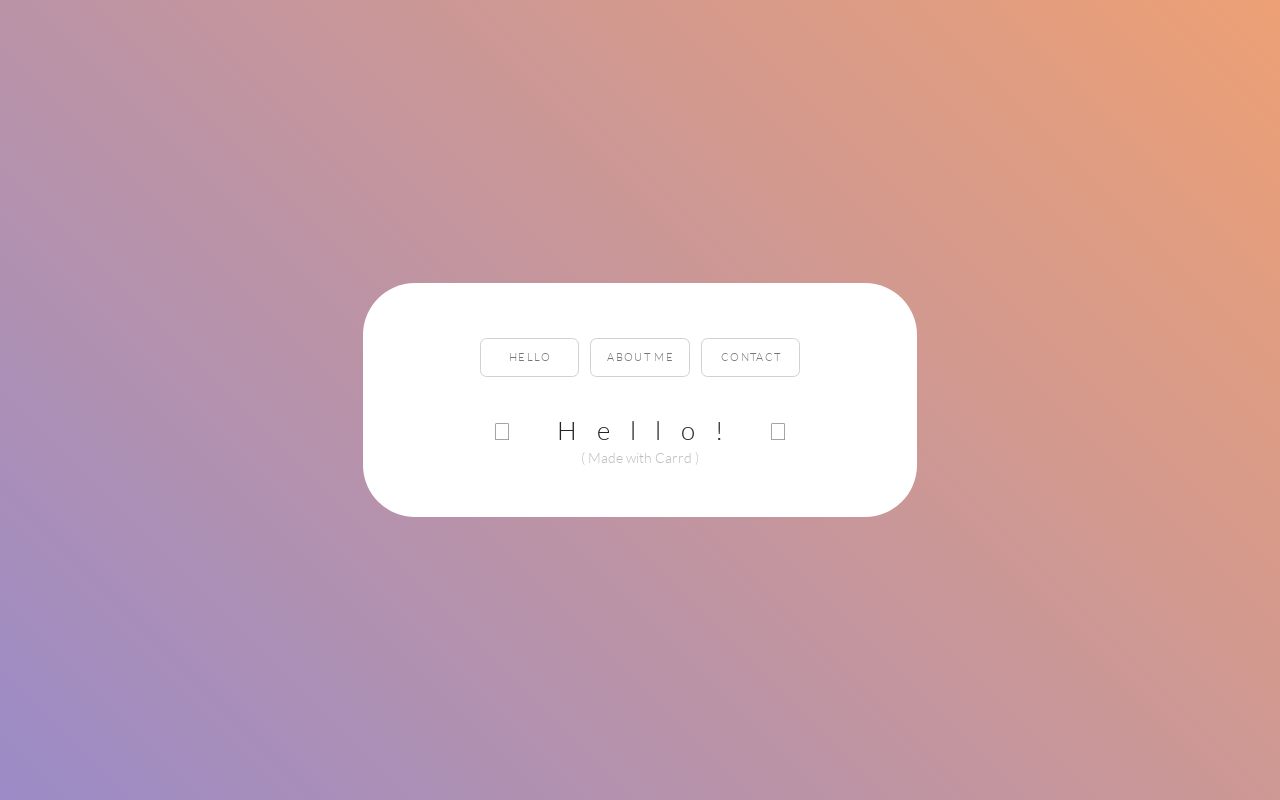 Carrd profile picture for @beep
